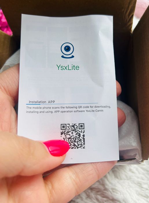 Câmera videovigilância com app smartphone *nova*