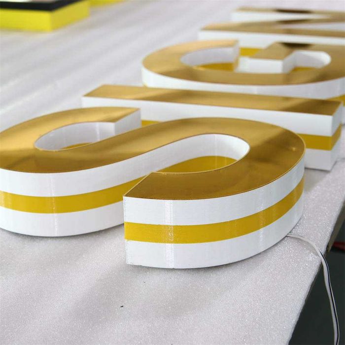 Letras Infinitas LED- Letreiros Luminosos com Efeito de Túnel Infinito