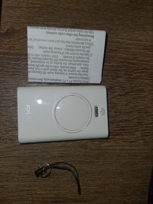 Faac pilot do bramy garażu 433Mhz
