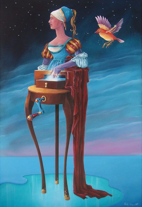 Pintura, Acrílico s/tela. Surrealismo Fantástico.. Carlos Marques 2009