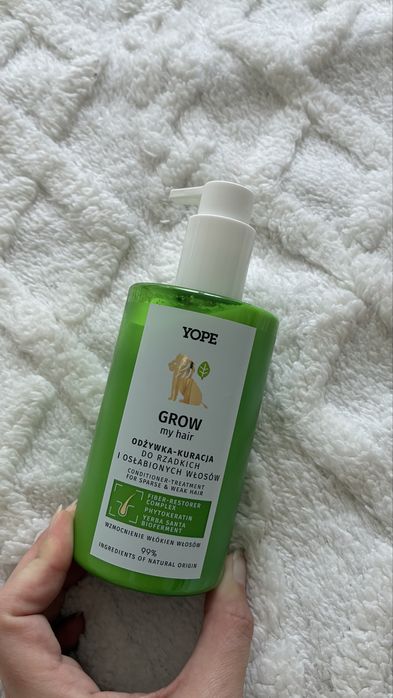 Yope grow my hair odzywka kuracja do rzadkich i oslabionych wlosow
