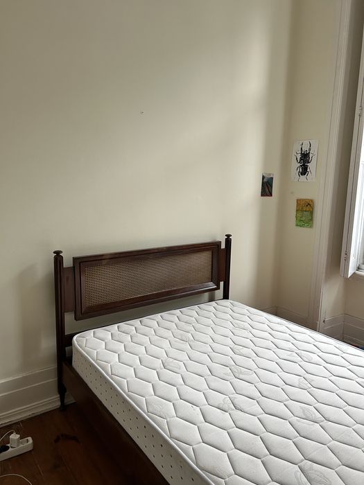 Cama 120x190, 2 capas de edredão