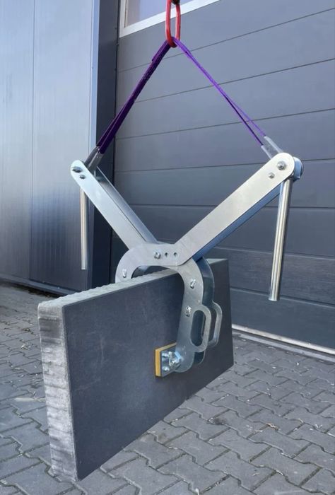 Chwytak uchwyt zawieszany dźwig koparka do krawężników płyt bloczków