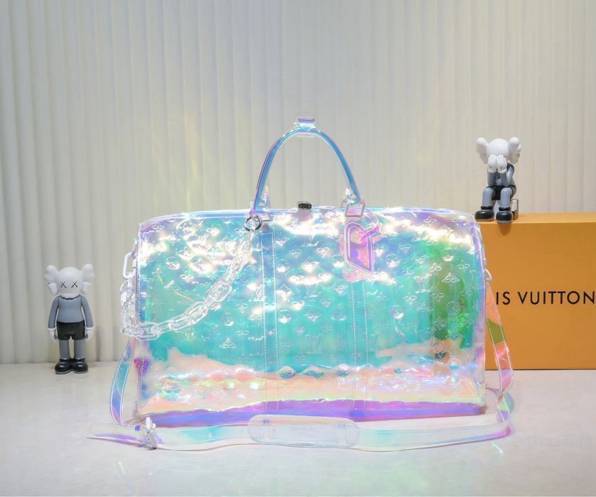 LOUIS VUITTON KEEPALL прозрачная сумка дорожная спортивная мужская