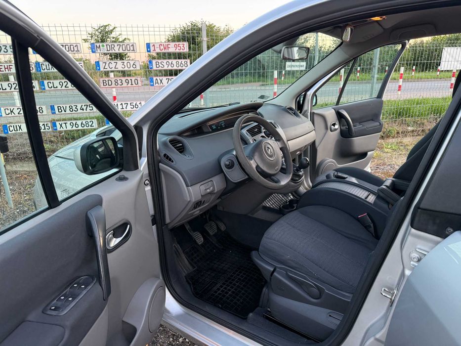 Renault Scenic 1.6 b opłaty 05.27 serwis klimatyzacja Zamiana