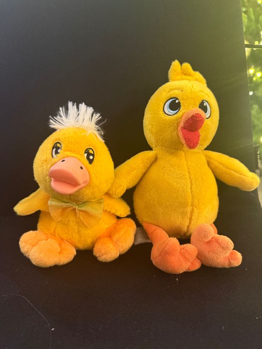 Maskotki pluszaki żółte kaczuszki