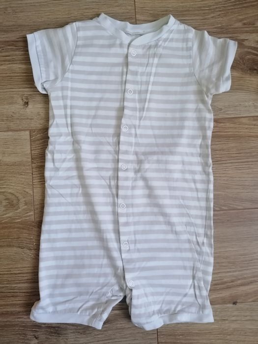 Zestaw body długi rękaw 86 + rampers 92