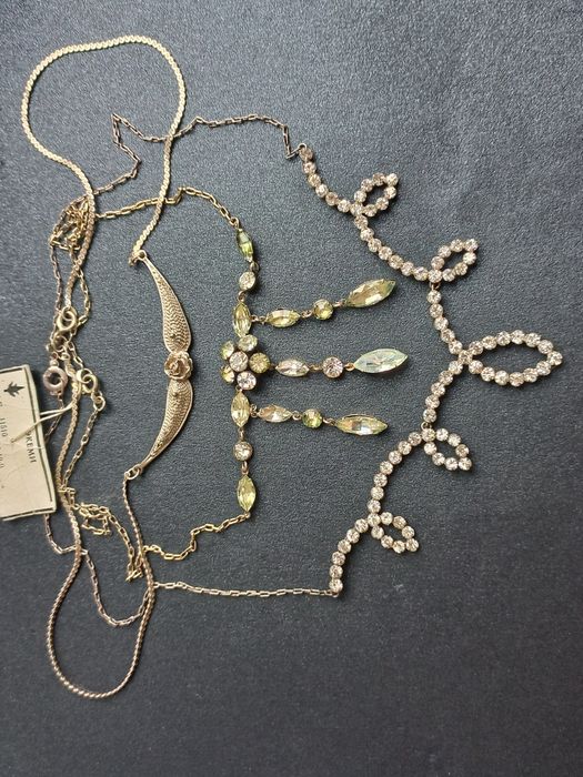 Колье серебро 875проба звезда