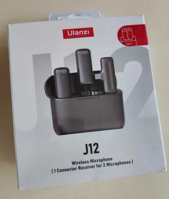 Ulanzi J12 петличний мікрофон Ulanzi A100 айфон телефон Ulanzi V6 AM18