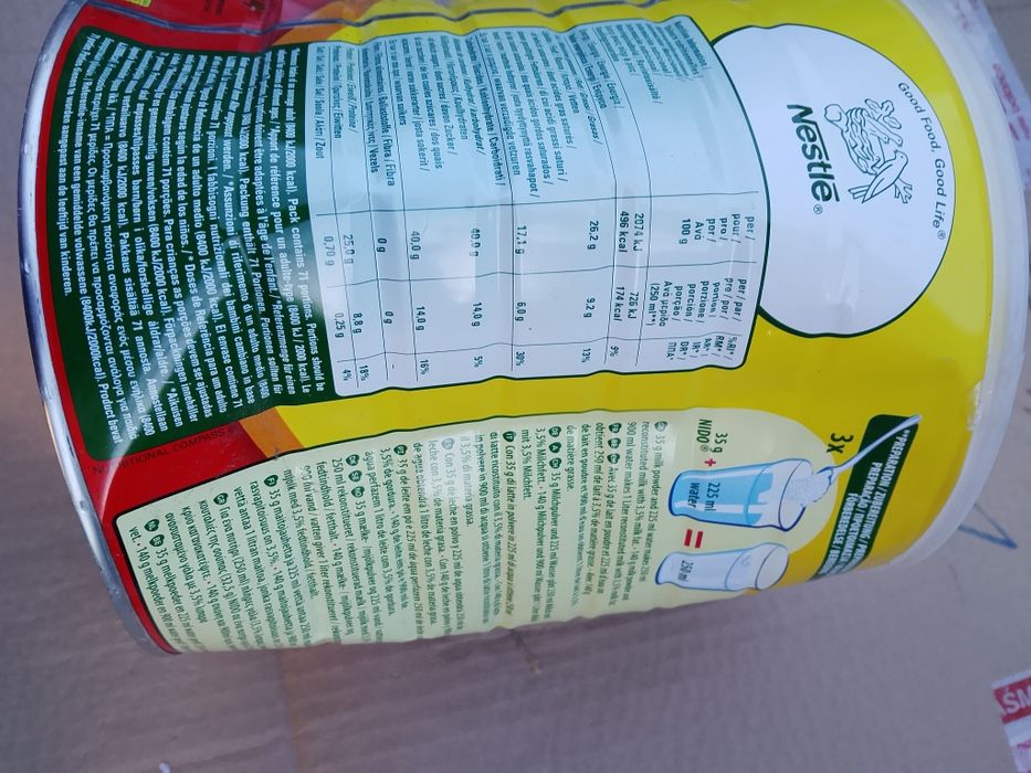 Mleko w proszku 2,5 kg Nestle