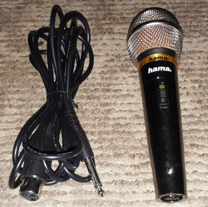Микрофон Hama для караоке/вокала.