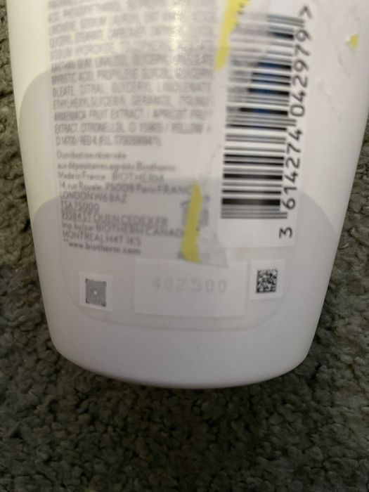 BIOTHERM d'Énergie mleczko do ciała 400ml 2410
Mleczko do ciała