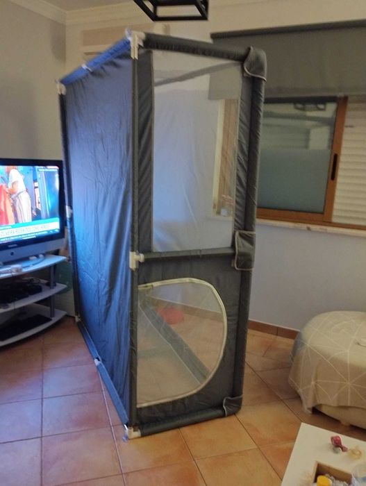 Parque Infantil mcbaby (Cinzento escuro - 150x180 cm - 2 Portas)