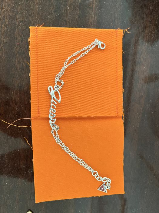 Браслет guess сріблястий
