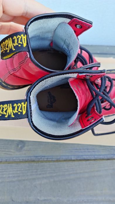 Glany dr Martens czerwone