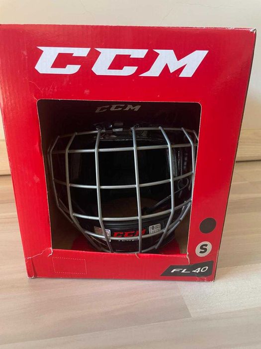 Дитячий хокейний шолом CCM FITLITE 3DS JR з захистом (решіткою)