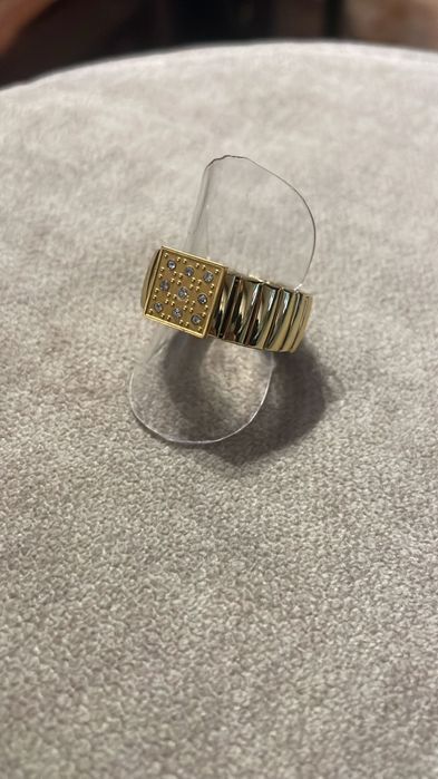 Anel de noivado nr 19  em prata ,alianças de compromisso em aço