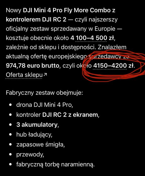 DJI Mini 4 Pro + RC2 | NOWY DRON | Fly More | 3 baterie | Walizka | Plecak | Filtry