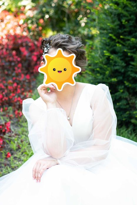 Свадебное платье/ платье для росписи б/у