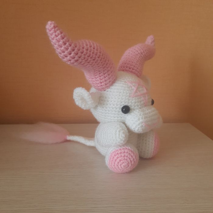 Мягкая игрушка ручной работы. Амигуруми бафомет