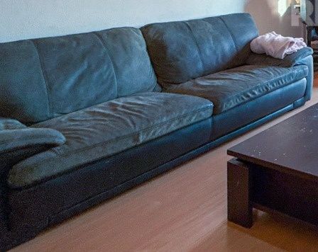 Sofa 3 lugares preto