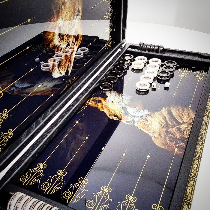 Нарды игровые + дизайн под заказ от бренда Art-limit под стеклом.