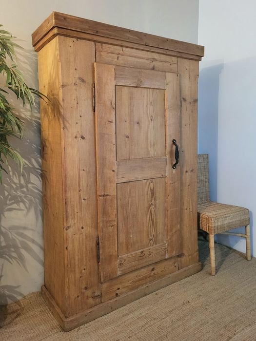 armario, roupeiro, antigo, enorme, casquinha, rustico