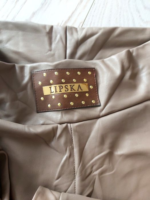 Leginsy Eco skóra fango Lipska S/M