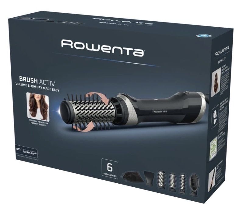 Фен-щітка Rowenta Renewal Brush Activ UB9540F0, 1000 Вт