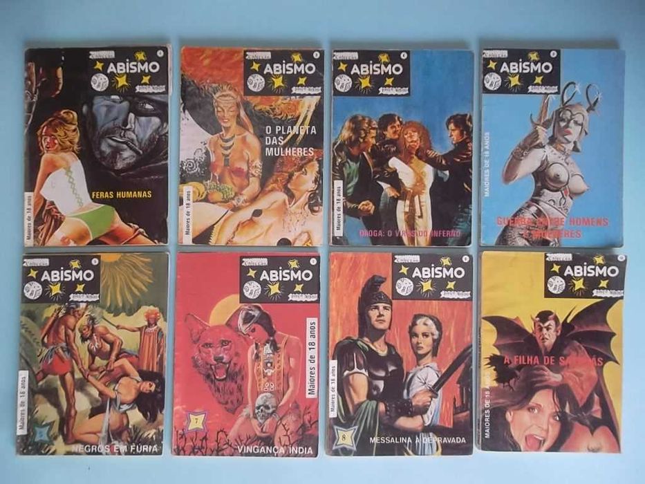 Banda desenhada erótica / terror "ABISMO" (anos 80)