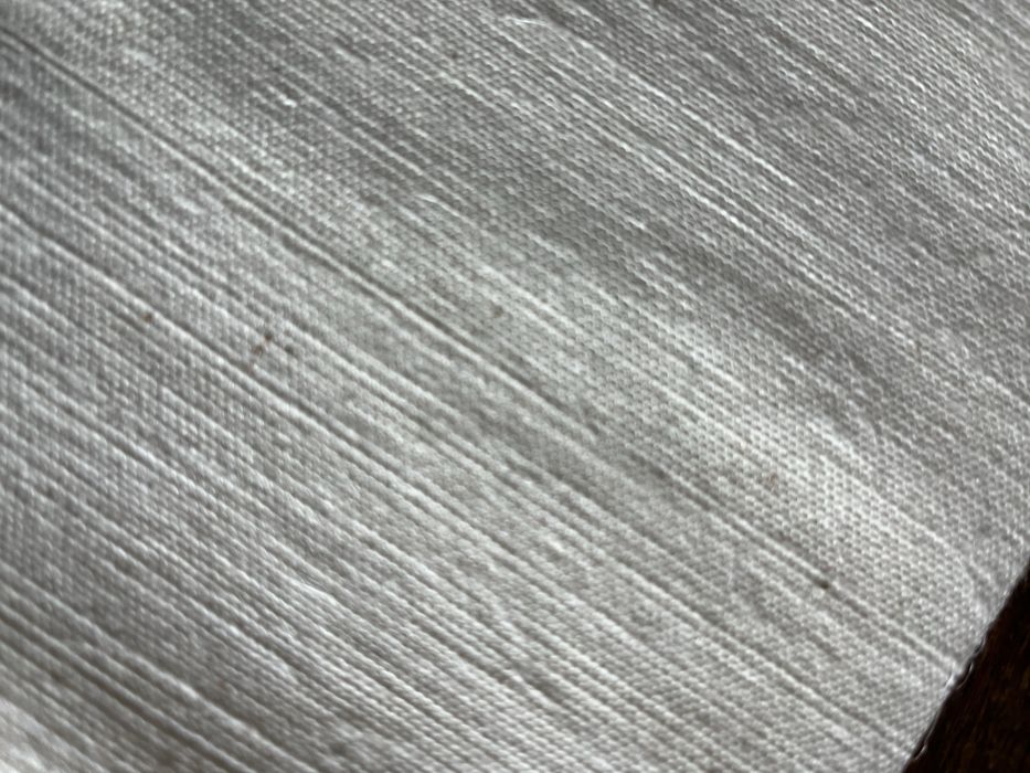 Pano de linho com bordados