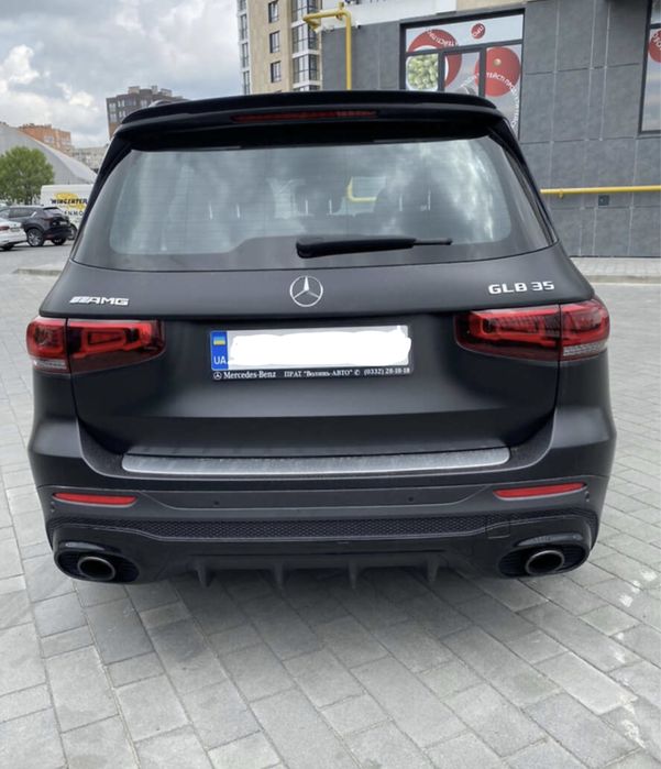 Диффузор насадки заднего бампера Mercedes Benz GLB35 AMG W247 X247
