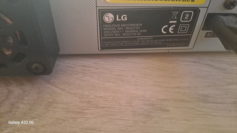 Lg Dvd recorder / gravador RH 277H