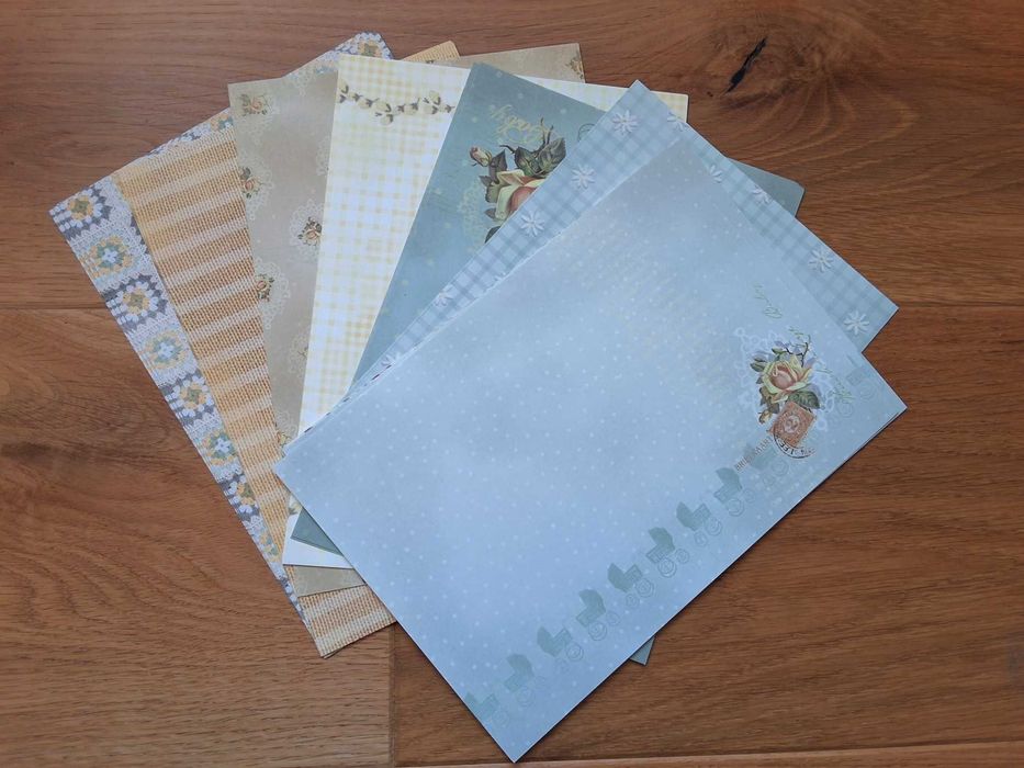 Papier do scrapbookingu - 20 sztuk A5