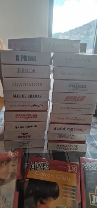 VHS 22 filmes, grande parte por abrir