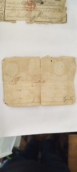 Apólice do Real Erário - 2 mil e 400 reais