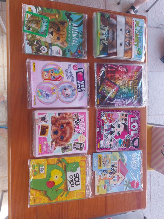 Cadernetas NOVAS diversas Futebol / Infantil