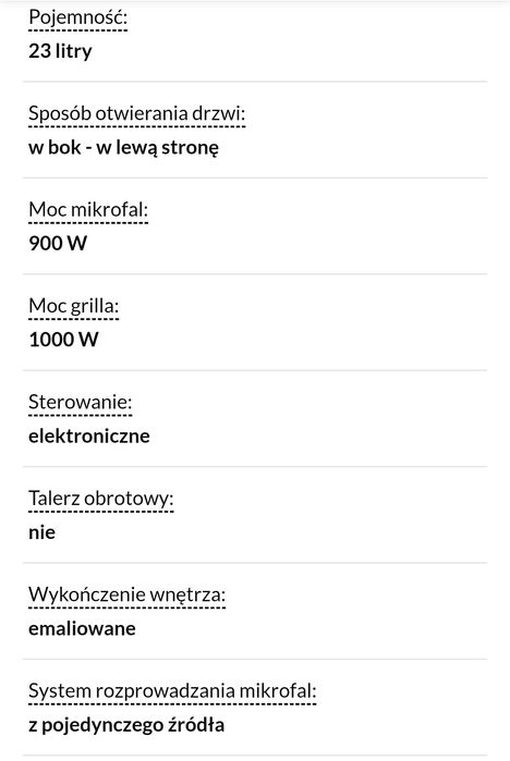 Kuchenka mikrofalowa Sharp R760BK Grill