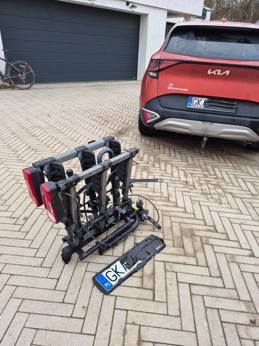Bagaznik na hak skladany odchylany 3 rowery interpack spider 3  60kg
