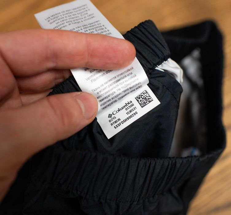 Дитячі підліткові Мембранні Штани Columbia OMNI-TECH, Чорні