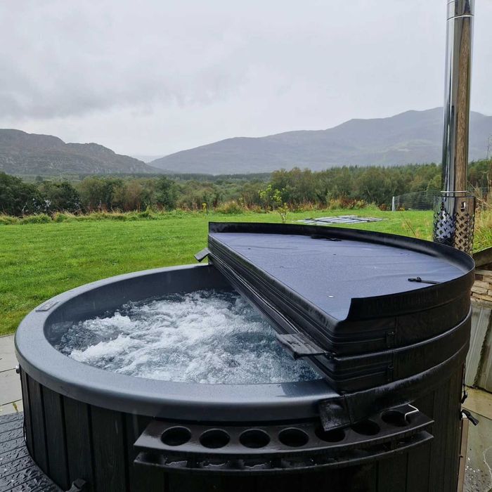 Чан на дровах з гідромасажем від виробника. Купіль з підігрівом.