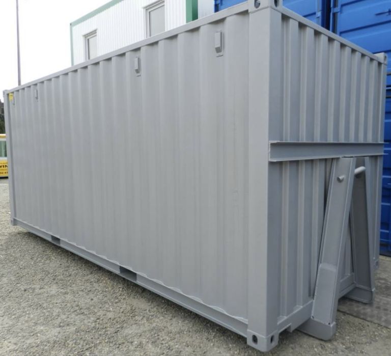 Kontener transportowy bramowy KP 33 hakowy 36 rolkowy 40 otwarty