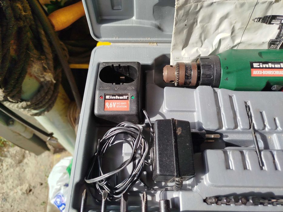 Шуруповерт дрель  Einhell  в кейсе  бу аккумуляторная