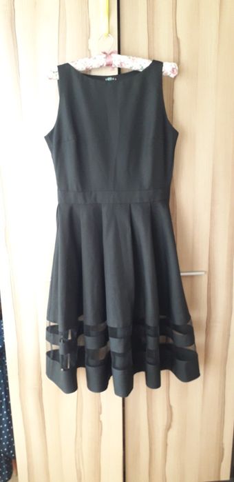 элегантное черное платье  Gepur