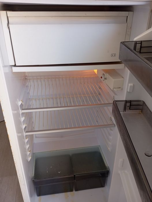 Frigorífico e sofá cama 2 lugares
