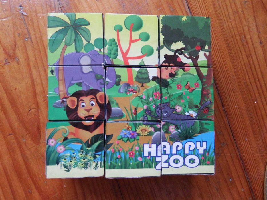 Edukacyjne Klocki Puzzle Układanka 6w1