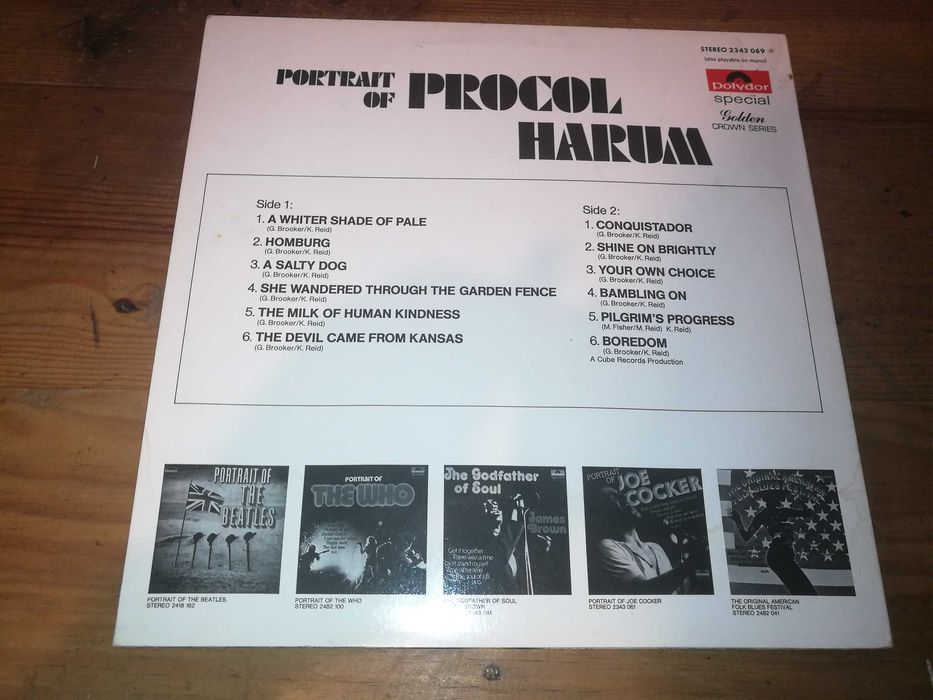 PROCOL HARUM - Portrait Of Procol Harum (Ed Holandesa - 1975) LP