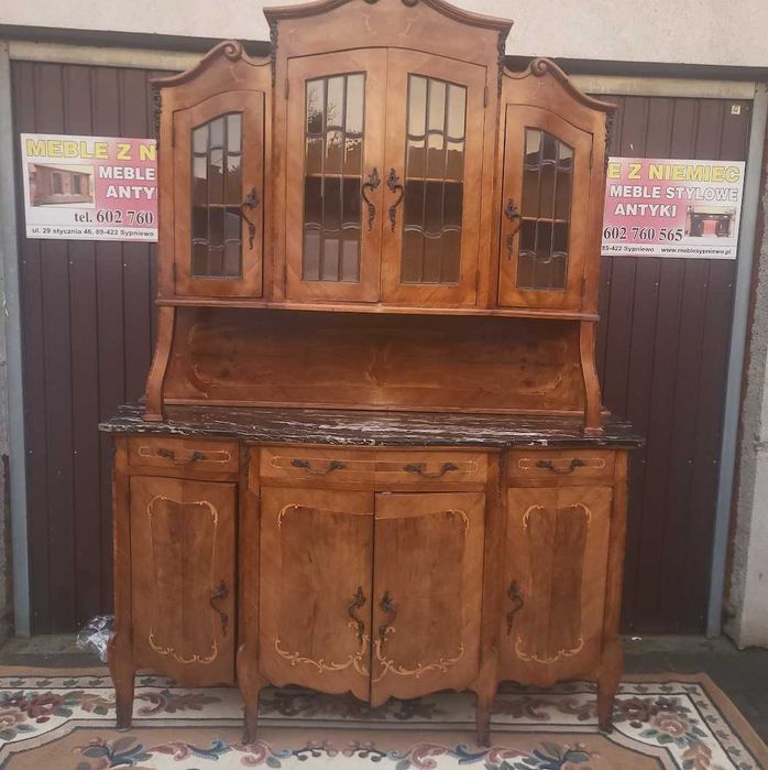 Stary kredens francuski ORYGINALNY LUDWIK XVI bufet antyk !!