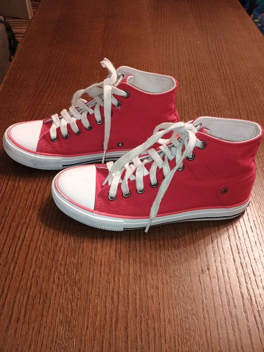 Wysokie trampki czerwone  Big star rozm. 38 czerwone