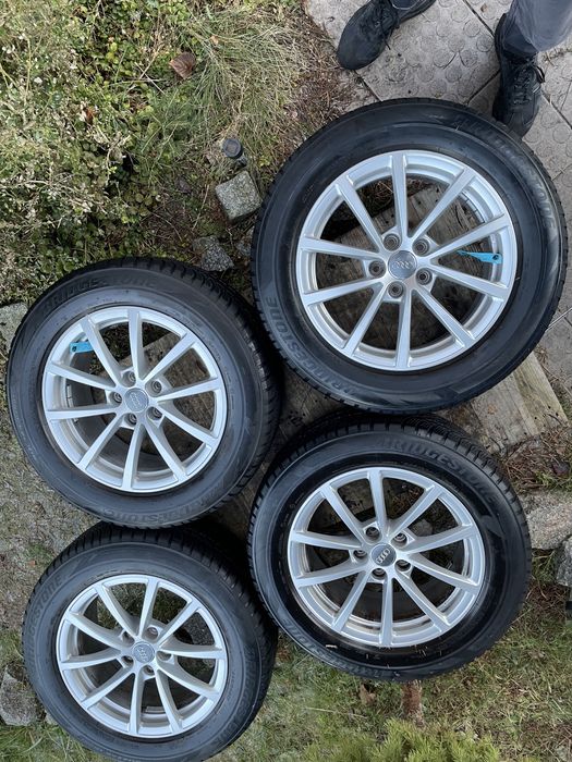 Koła OEM 17 VW Skoda Seat VW 225/60r17 5x112 7,5x17 Bridgestone LM001